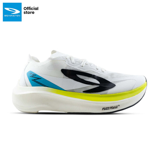 910 Nineten Haze Fuzz Lite Sepatu Lari - Putih/Hijau/Biru